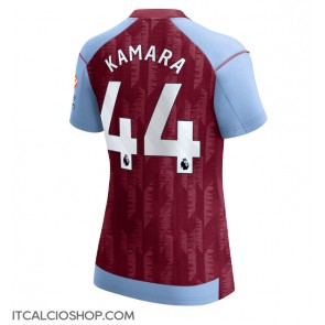 Aston Villa Boubacar Kamara #44 Prima Maglia Femmina 2023-24 Manica Corta